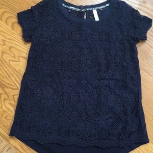 Xs lace top